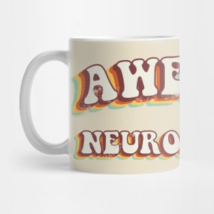 Awesome Neurosurgeon - Groovy Retro 70s Style Mug